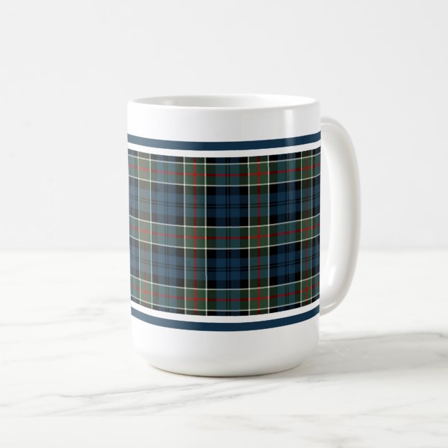 Colquhoun - Calhoun Clan Tartan Tasse (VorderseiteRechts)