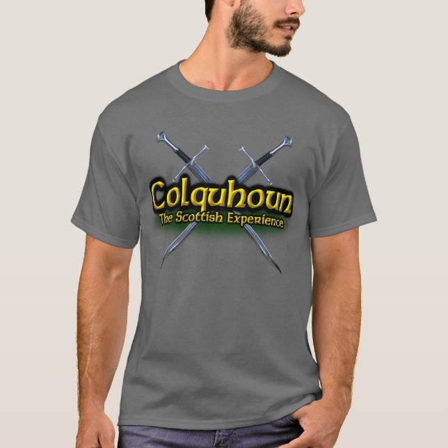 Colquhoun der schottische Erfahrungs-Clan T-Shirt (Vorderseite)