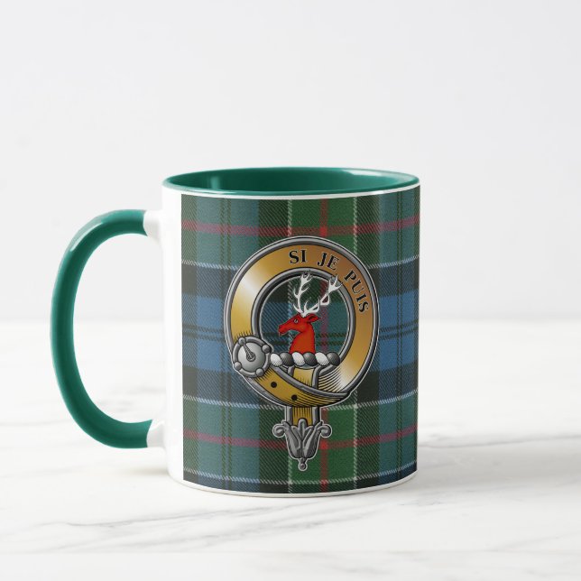 Colquhoun Tartan & Abzeichen Tasse (Links)