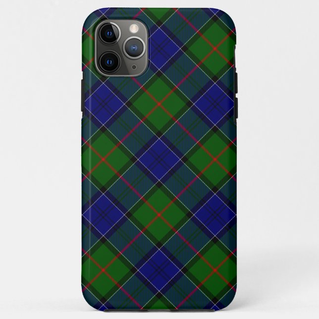 Colquhoun Tartan Blau kariert Case-Mate iPhone Hülle (Rückseite)