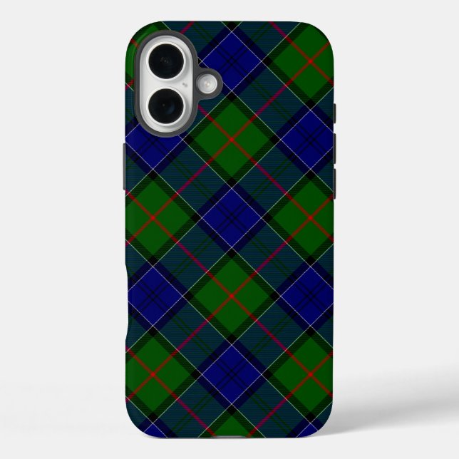Colquhoun Tartan Blau kariert Case-Mate iPhone Hülle (Rückseite)
