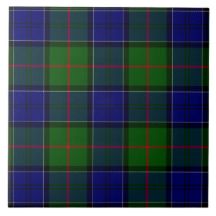 Colquhoun Tartan Blau kariert Fliese