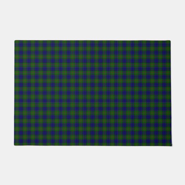 Colquhoun Tartan Blau kariert Fußmatte (Vorderseite)