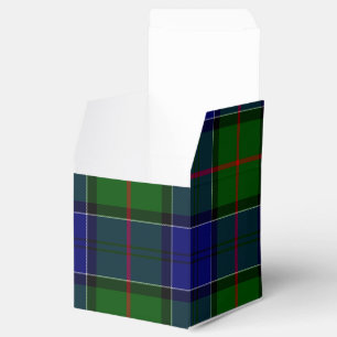 Colquhoun Tartan Blau kariert Geschenkschachtel