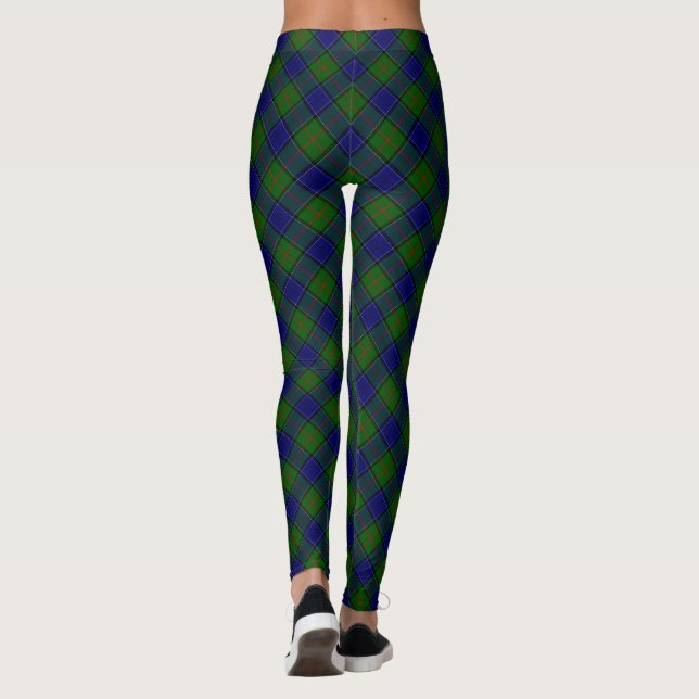 Colquhoun Tartan Blau kariert Leggings (Rückseite)