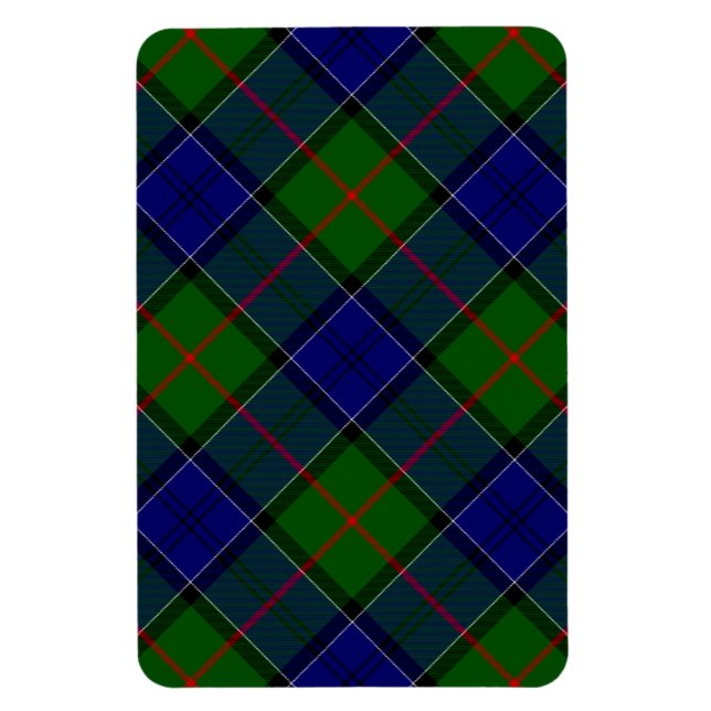 Colquhoun Tartan Blau kariert Magnet (Vertikal)