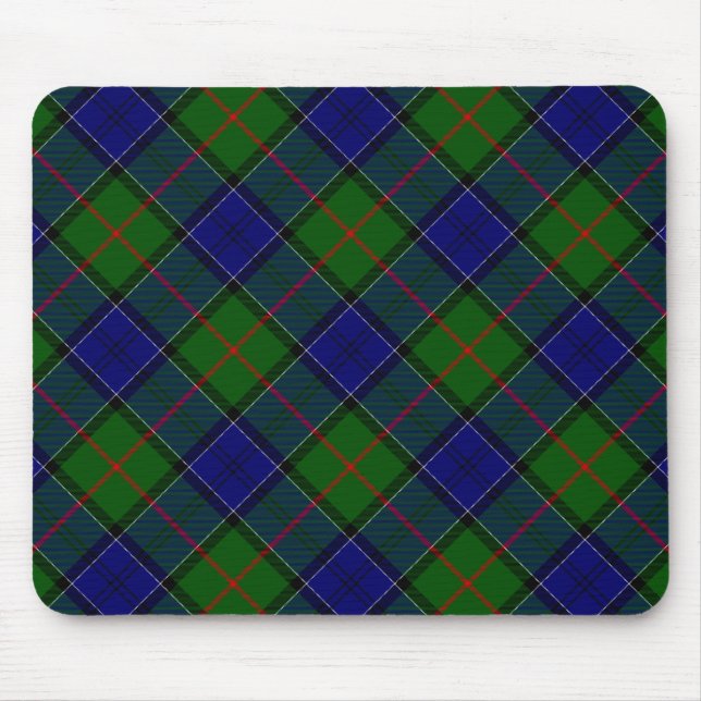 Colquhoun Tartan Blau kariert Mousepad (Vorne)