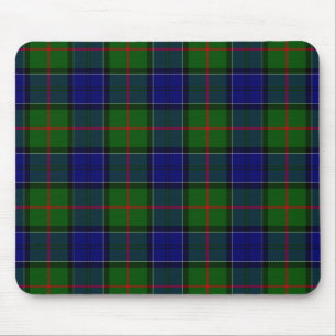 Colquhoun Tartan Blau kariert Mousepad