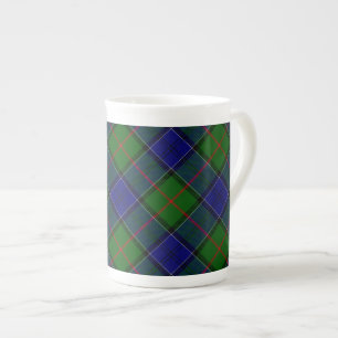 Colquhoun Tartan Blau kariert Prozellantasse