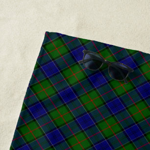 Colquhoun Tartan Blau kariert Strandtuch
