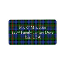 Colquhoun Tartan Label