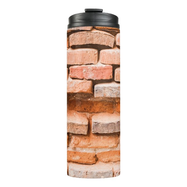 Colse up old brick wall background and texture. ag thermosbecher (Vorderseite)
