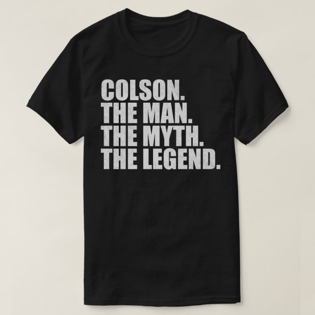 ColsonColson Name Colson Vorname T-Shirt (Design vorne)