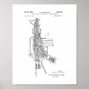 Colt AR-15 Halbautomat Poster