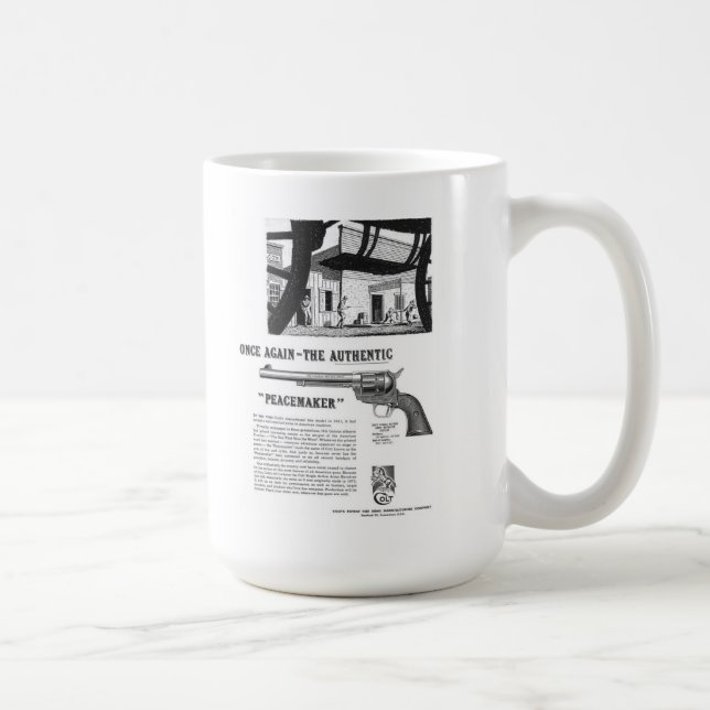 Colt-Friedensstifter-Tasse Kaffeetasse (Rechts)