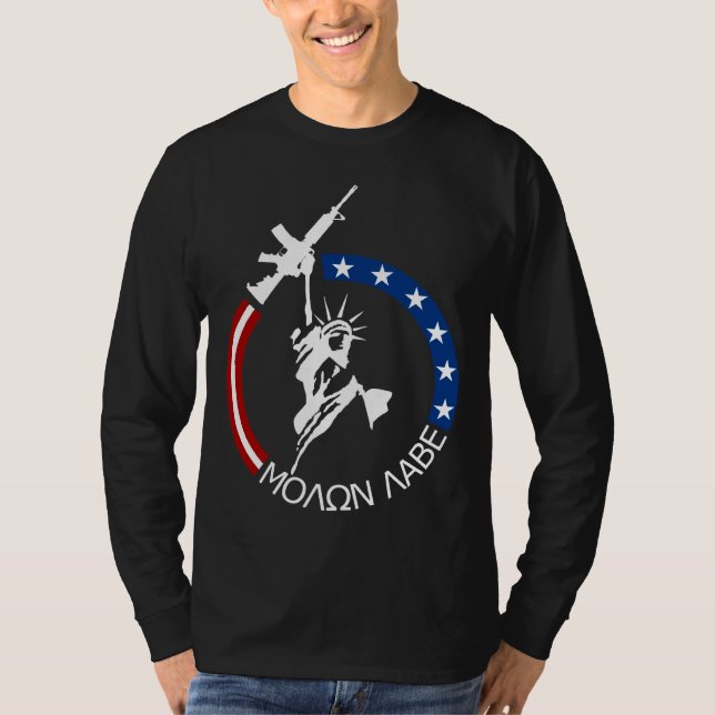 Colt M4A2 - MOLON LABE T-Shirt (Vorderseite)