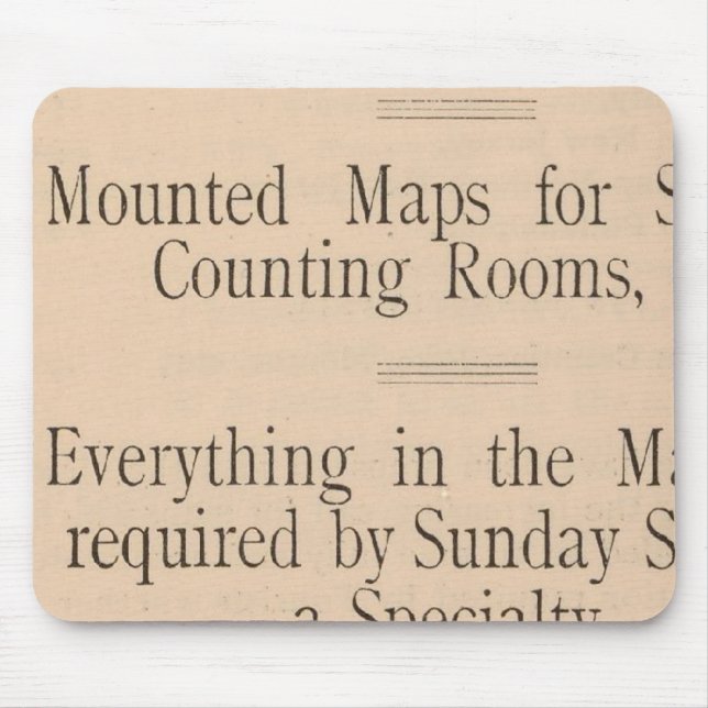 Colton's Driving and Wheeling Map of the US Mousepad (Vorne)