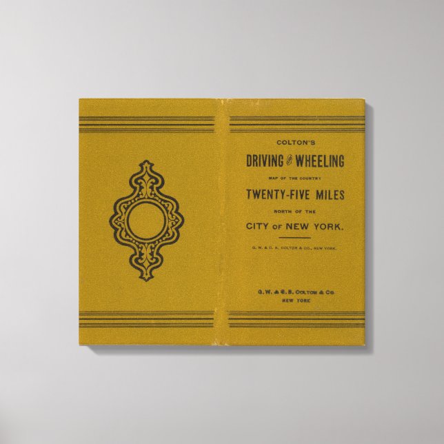 Coltons Fahrplan zum Rädern in den USA 2 Leinwanddruck (Vorderseite)