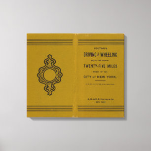 Coltons Fahrplan zum Rädern in den USA 2 Leinwanddruck