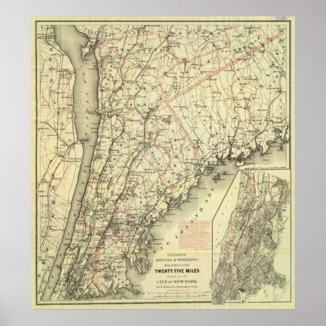 Coltons Fahrplan zum Rädern in den USA 2 Poster (Vorne)