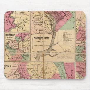 Coltons Pläne der US-Häfen Mousepad