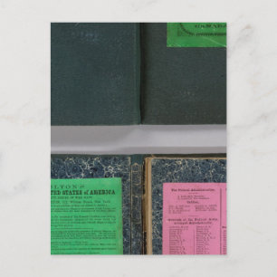 Colton's Railroad and Landkreis Map, Vereinigte St Postkarte