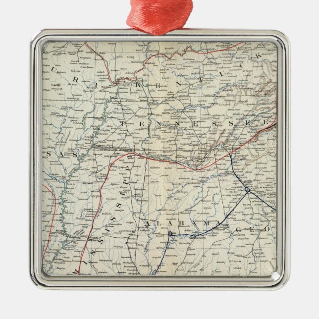 Coltons US-Abschnitt Silbernes Ornament (Vorne)