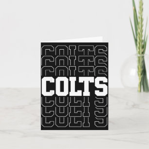Colts Name Vintage Retro Geschenk Männer Frauen Ju Dankeskarte