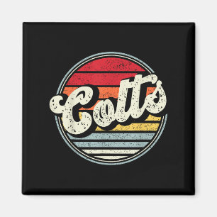 Colts Name Vintage Retro Geschenk Männer Frauen Ju Magnet