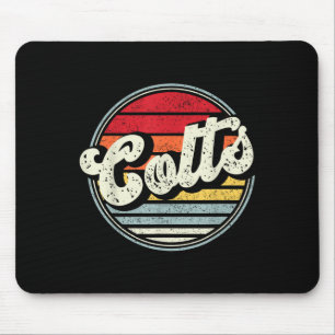 Colts Name Vintage Retro Geschenk Männer Frauen Ju Mousepad