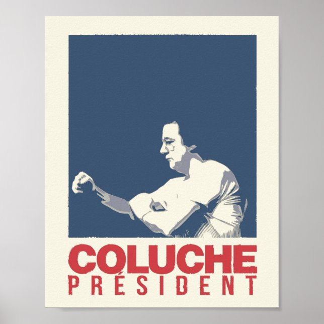 Coluche Président Poster (Vorne)