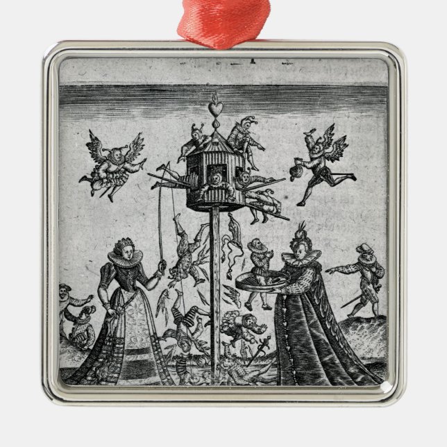 Columbarium puellarum silbernes ornament (Vorne)
