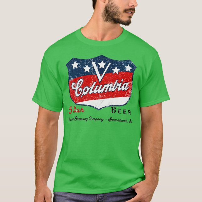 Columbia Beer T-Shirt (Vorderseite)