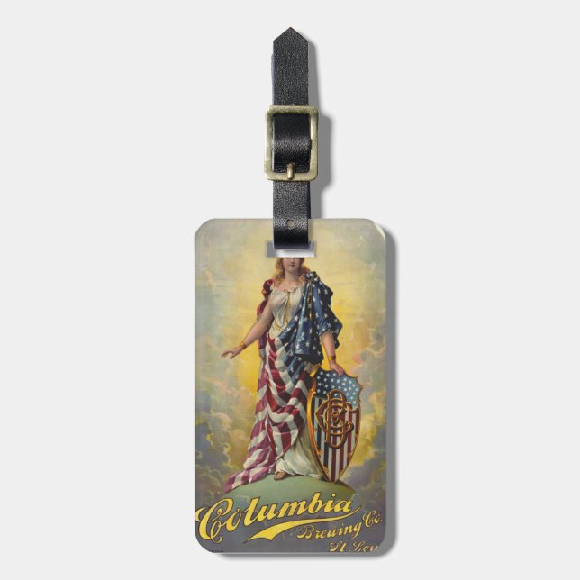 Columbia Brewing Co. Poster Gepäckanhänger (Vorderseite vertikal)