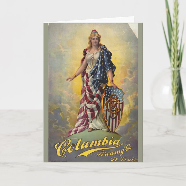 Columbia Brewing Co. Poster Karte (Vorderseite)