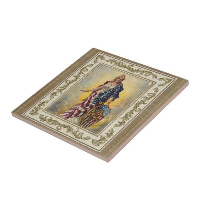 Columbia Brewing Co. Poster Keramik Tile Fliese (Seite)