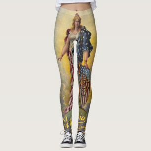 Columbia Brewing Co. Poster Leggings