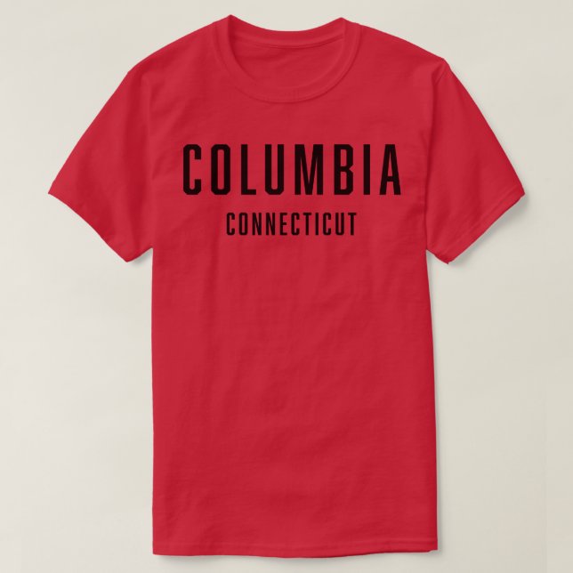 Columbia Connecticut TShirt (Design vorne)