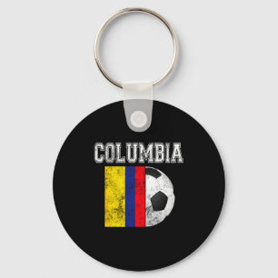 Columbia Flag Fußball T-Shirt Schlüsselanhänger