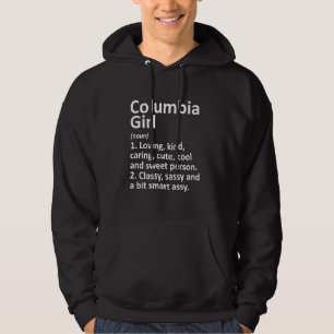 Columbia Girl Ky Kentucky Funny City Zuhause Roots Hoodie