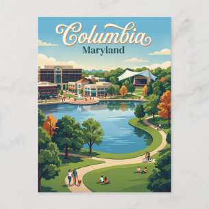 Columbia, Maryland Postkarte