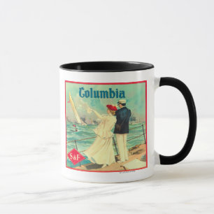 Columbia Orange Label Tasse