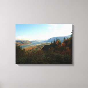 Columbia River Gorge im Herbst, Oregon Leinwanddruck