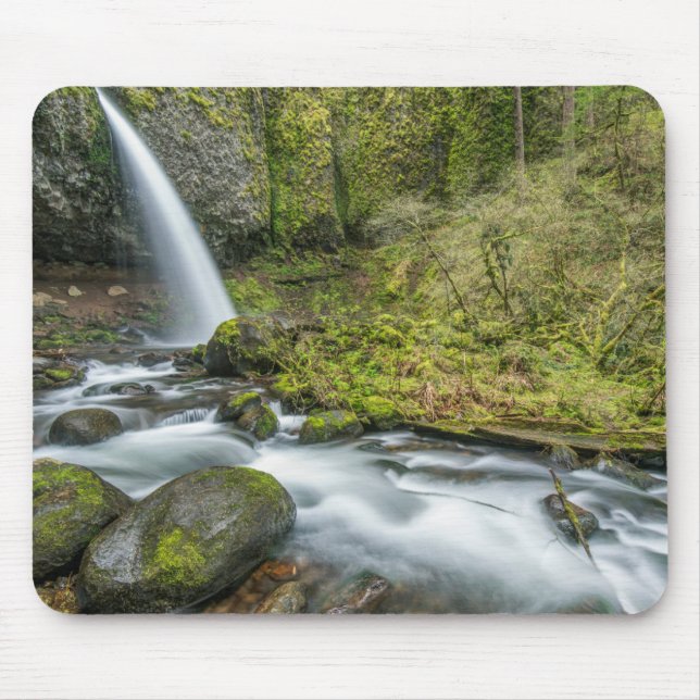 Columbia River Gorge, Ponytail Falls Mousepad (Vorne)