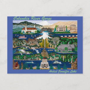 Columbia River Gorge Postkarte