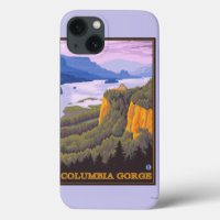 Columbia River Gorge Scene mit Crown Point