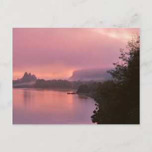 Columbia River Gorge, Sonnenaufgang, OR Postkarte
