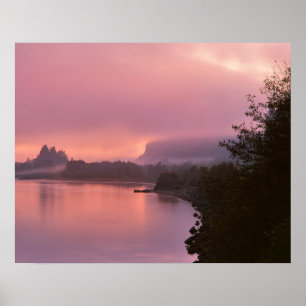 Columbia River Gorge, Sunrise or Poster