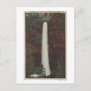 Columbia River OR - Latourelle Falls View #1 Postkarte