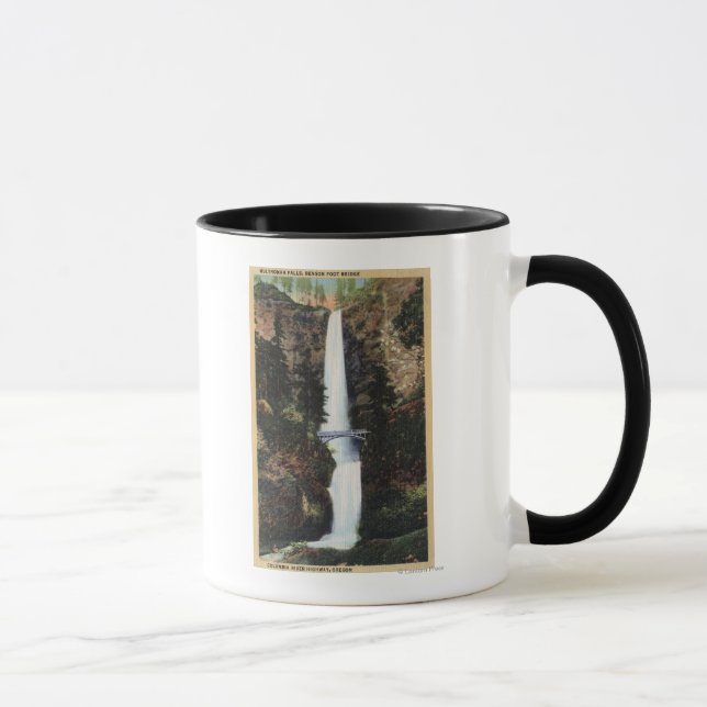 Columbia River, OR - Multnomah Falls und Benson Tasse (Rechts)